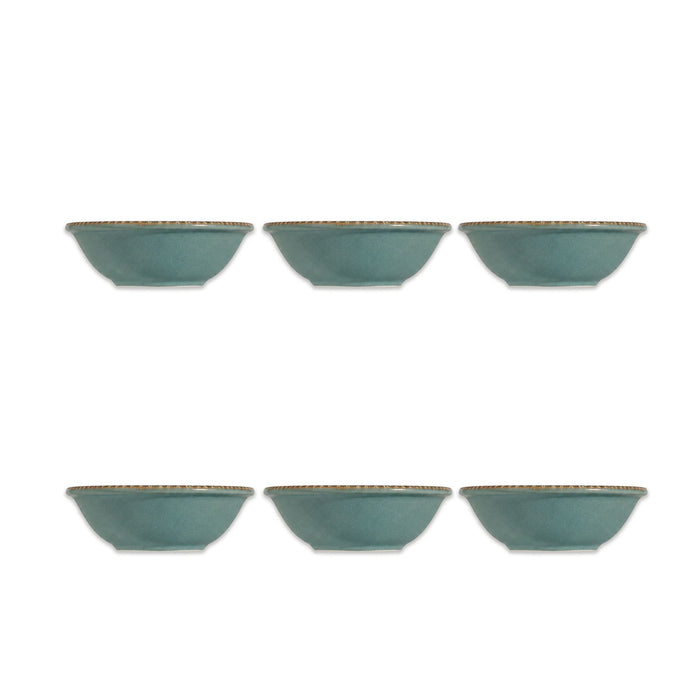 Bol en porcelaine bleue LUNEA 16cm